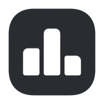 Chart Square SVG Icon